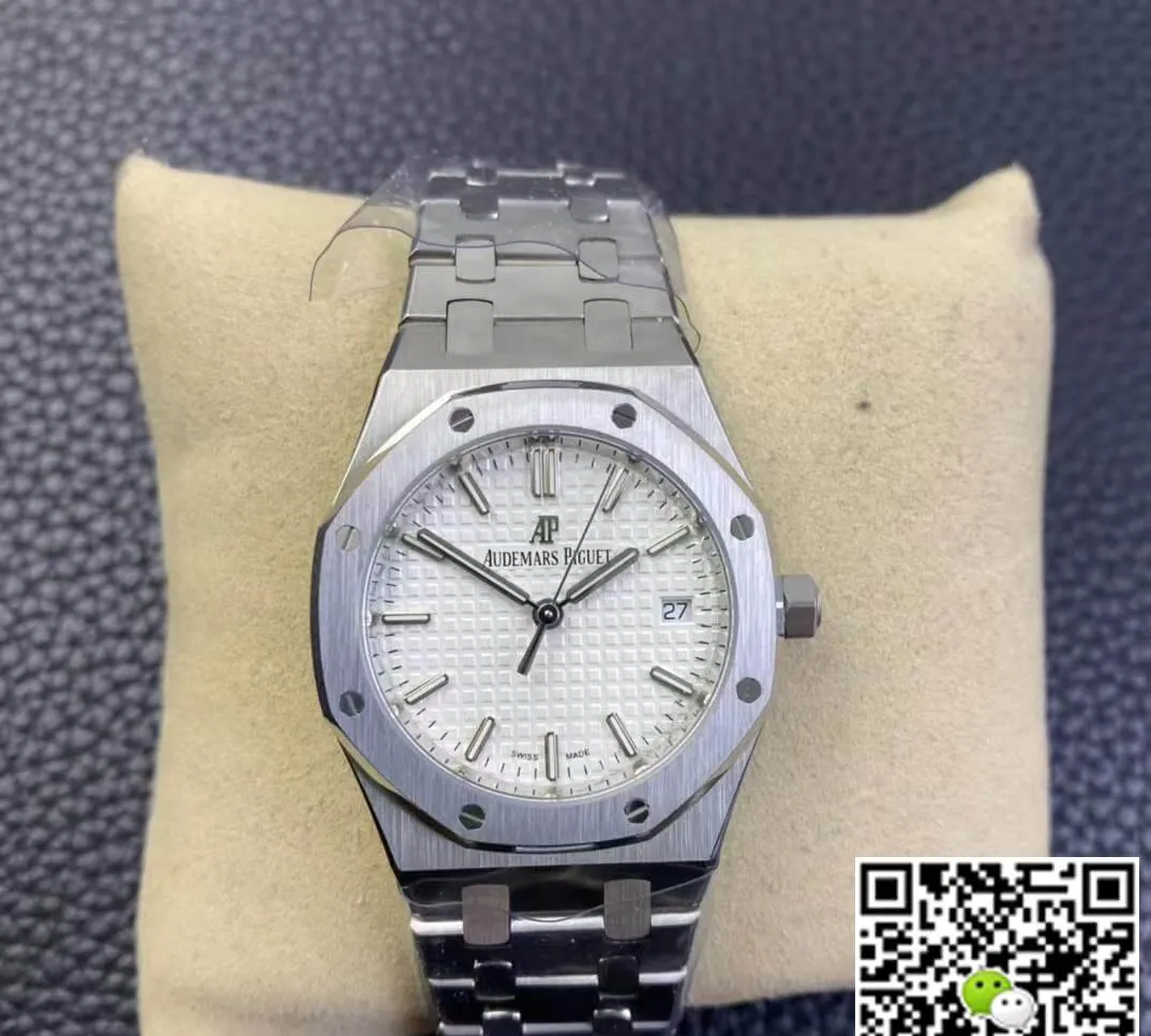 Audemars Piguet Royal Oak 77350ST.OO.1261ST.01 8F Factory 1:1 Best Edition Replica Watch White Dial